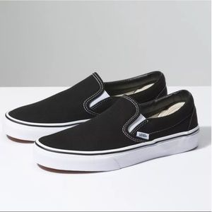 Classic black slip on vans